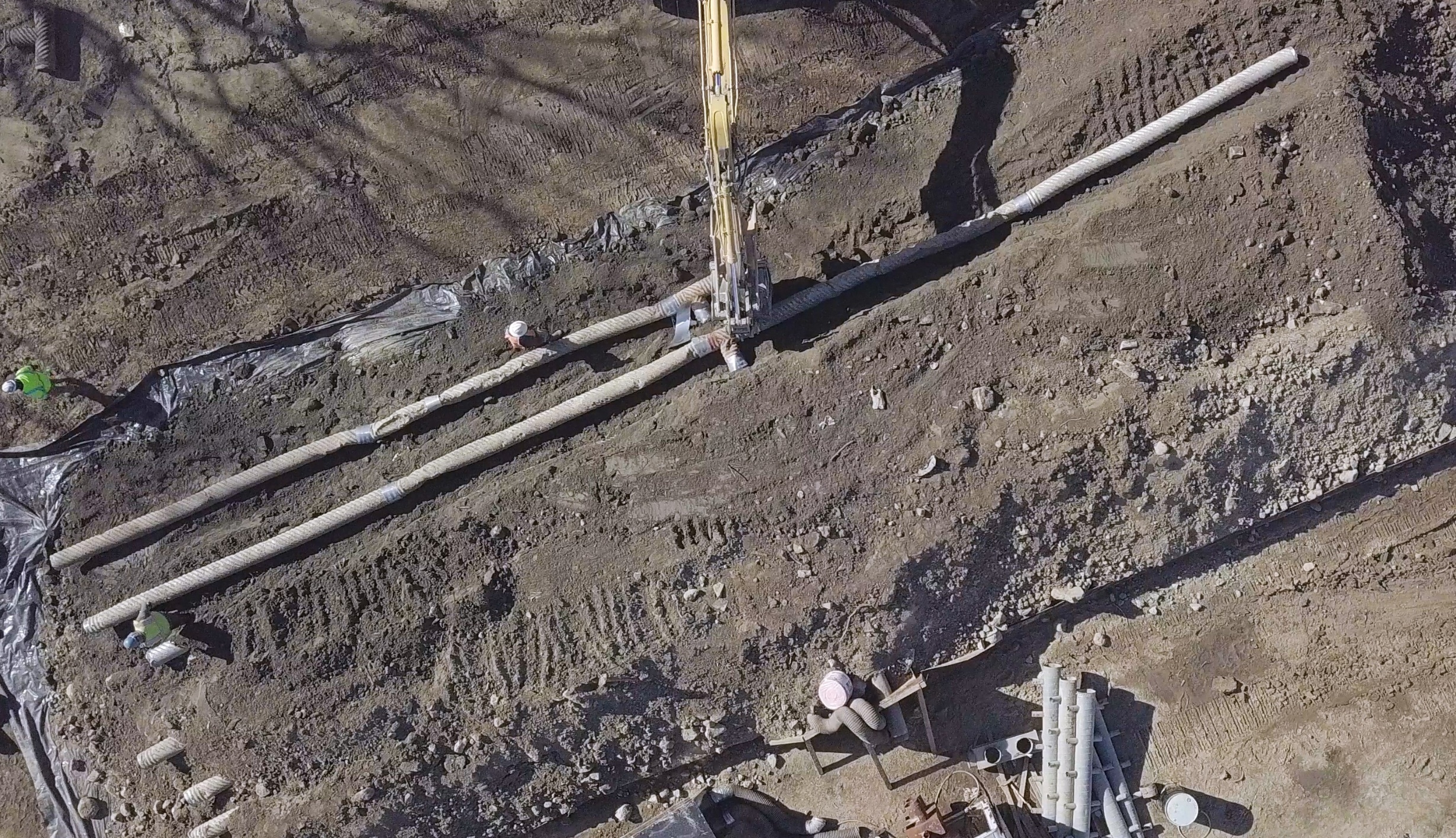 Full site, sealed pile & equipment yard